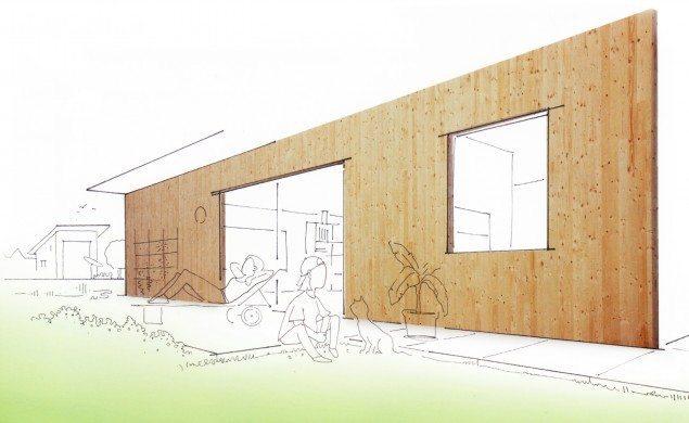 cross laminated timber panel gandelli group gandelli house