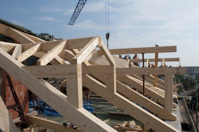 Ristrutturazione Copertura e abbaini in Legno Lamellare