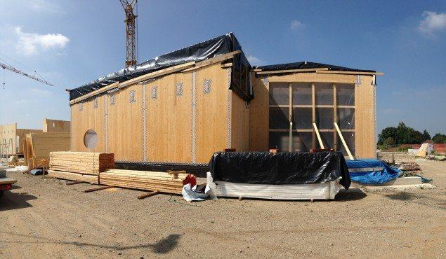 Corps A achevé pour test Blower Door